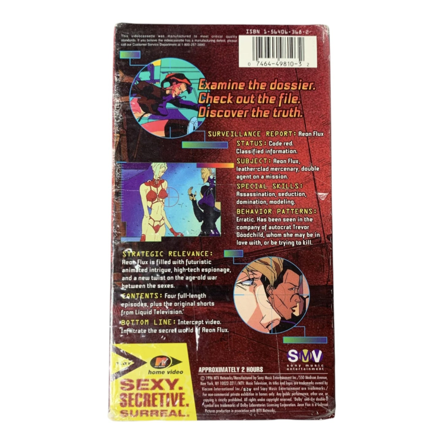 Vintage 1996 Aeon Flux VHS