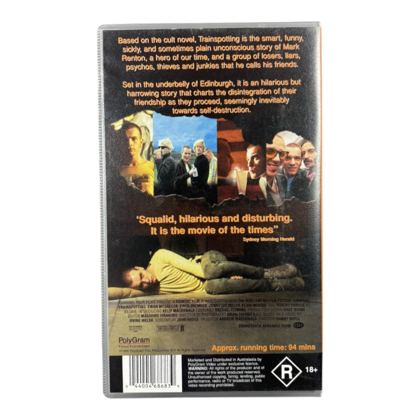 Vintage 1996 Trainspotting Australian VHS