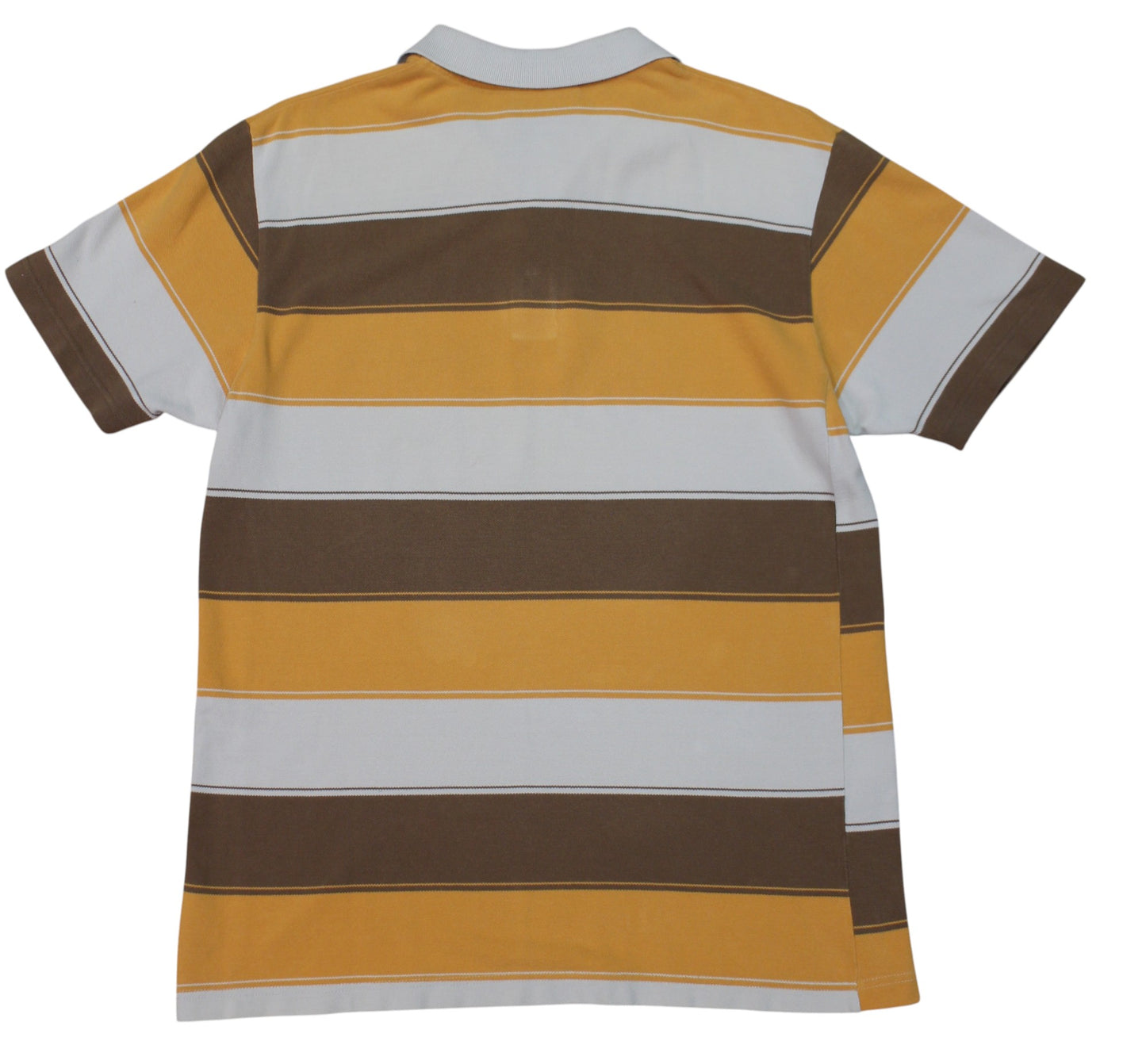 Vintage Billabong Striped Polo Shirt Brown