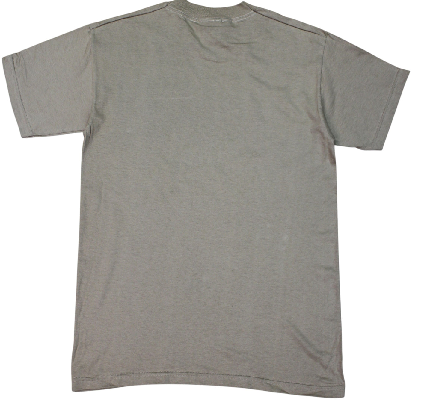 Vintage 2000's "Mashed" Green Logo Overprint T-shirt Beige