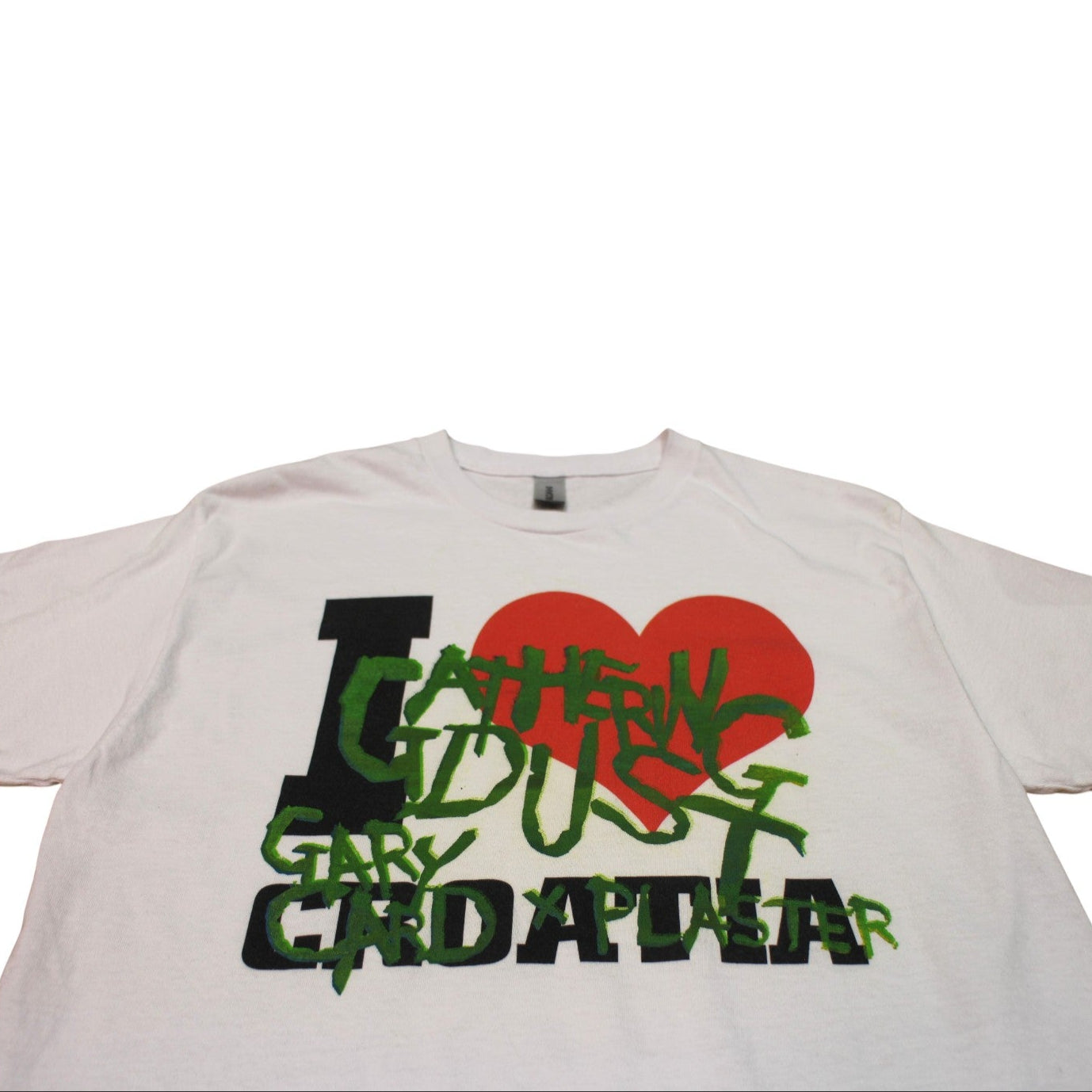 Vintage I Love Croatia Overprint T-shirt White