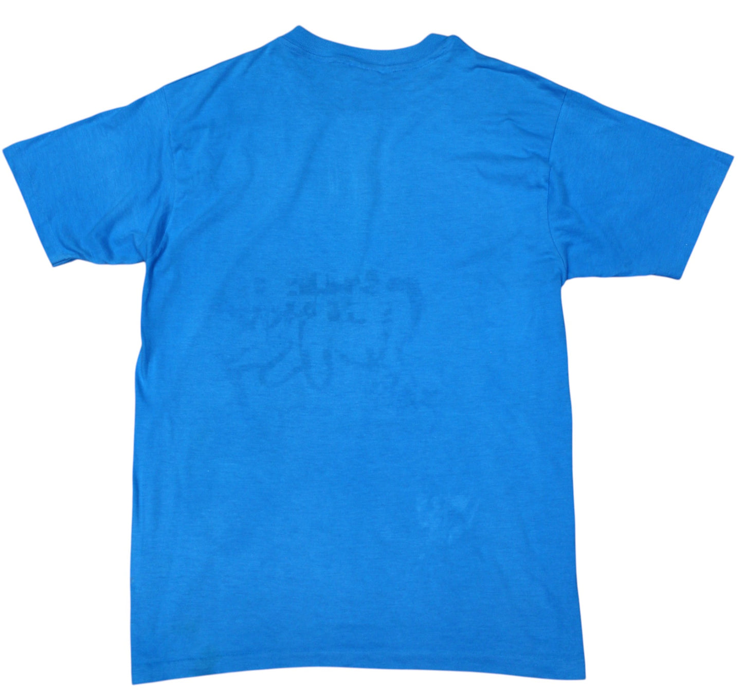 Vintage 80's "Raisin Hell" Overprint T-shirt Blue