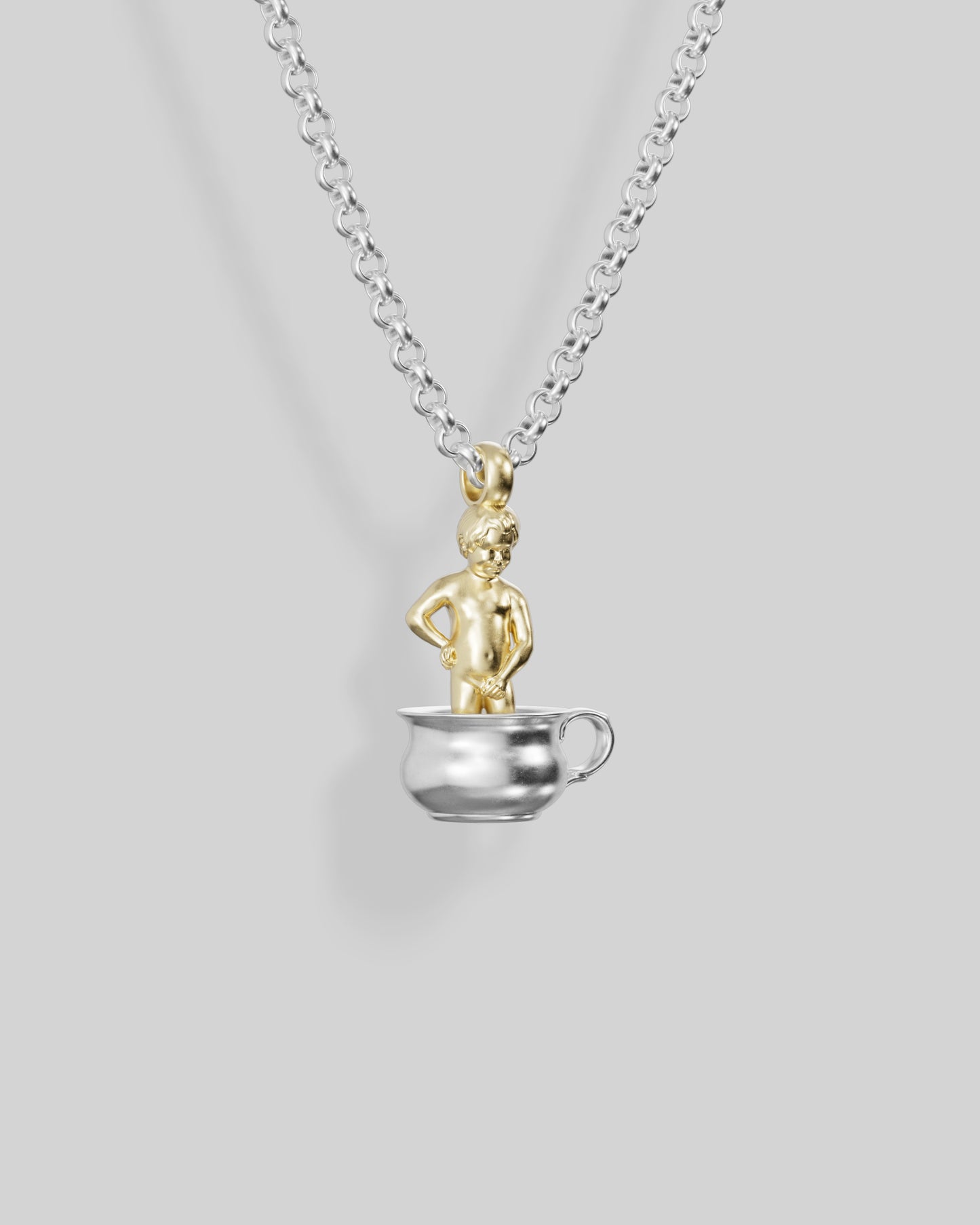 Gold vermeil pendant